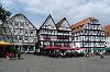Markt mit Fachwerkhäusern Markt mit Fachwerkhäusern