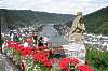 Blick von der Reichsburg Cochem auf die Mosel Blick von der Reichsburg Cochem auf die Mosel